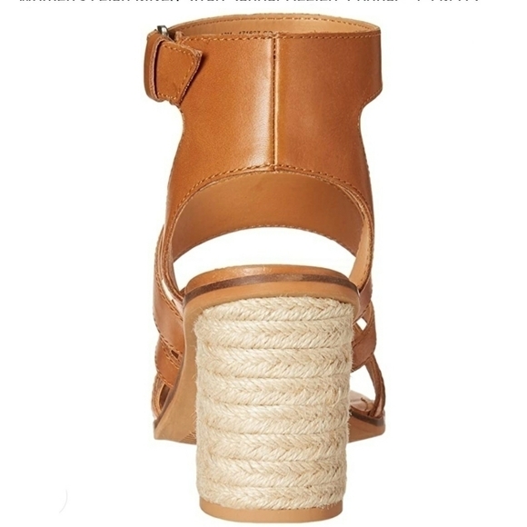 FRYE & Co. Leiah Mixed Strap Sandal Cognac sz. 6 - Picture 6 of 11